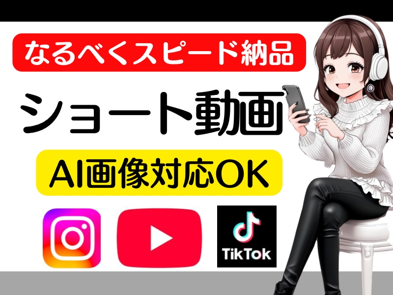 SNSショート動画編集なるべくスピード対応します インスタグラムリール、YouTubeショート、tiktok！ イメージ1