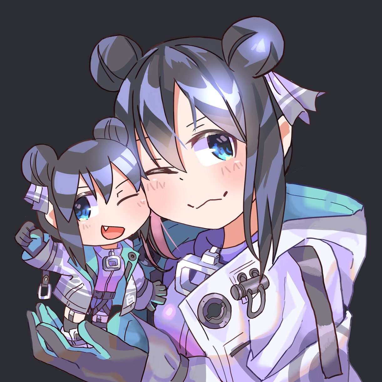 ＳＤ〜通常頭身のキャラデザイン承ります 幅広い用途に対応したキャラの立ち絵を作成します！ イメージ1
