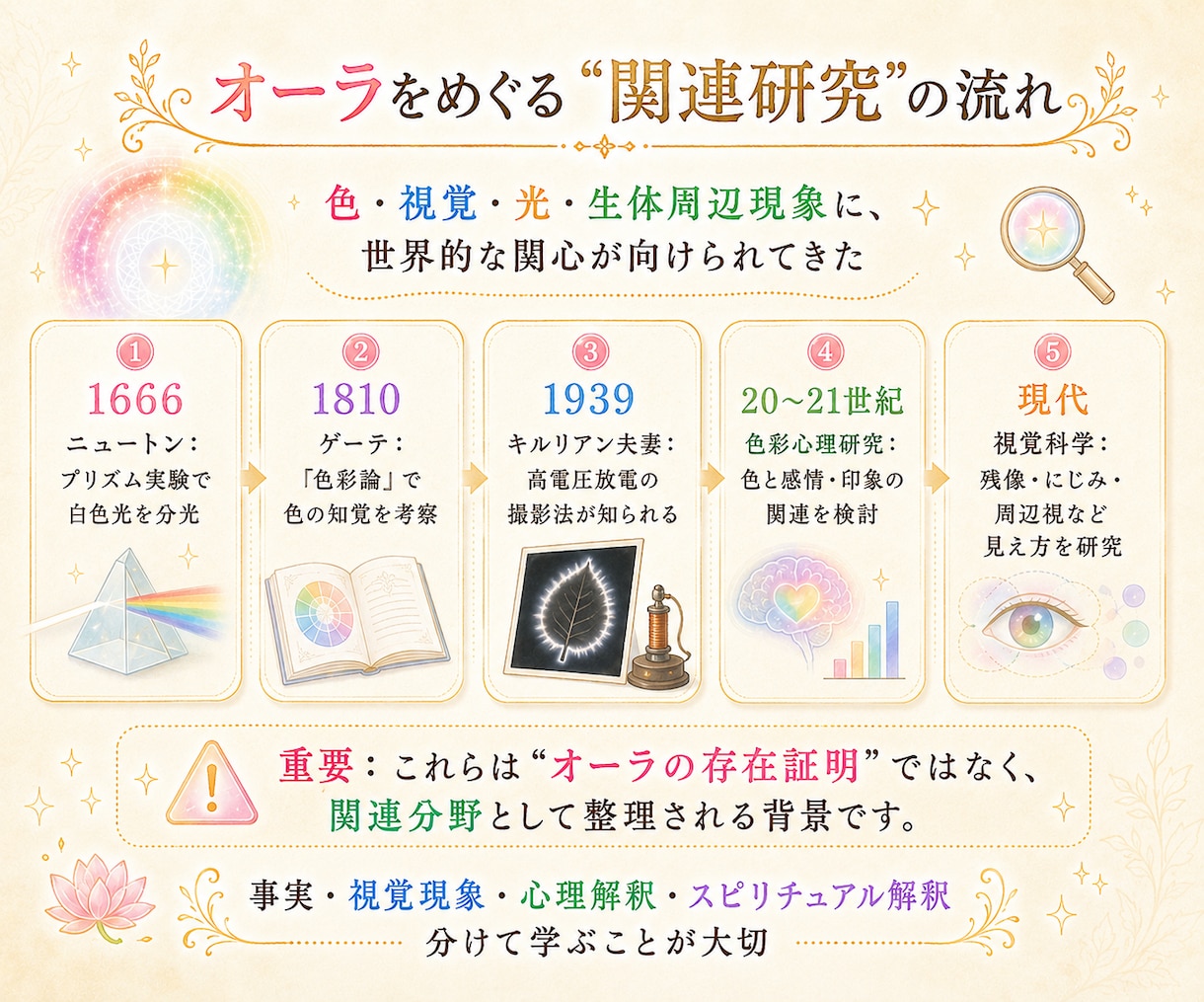 ７日でオーラや波動を視る方法をマスターできます オーラ視霊視講座｜今日からオーラ占い師になる講座 イメージ5