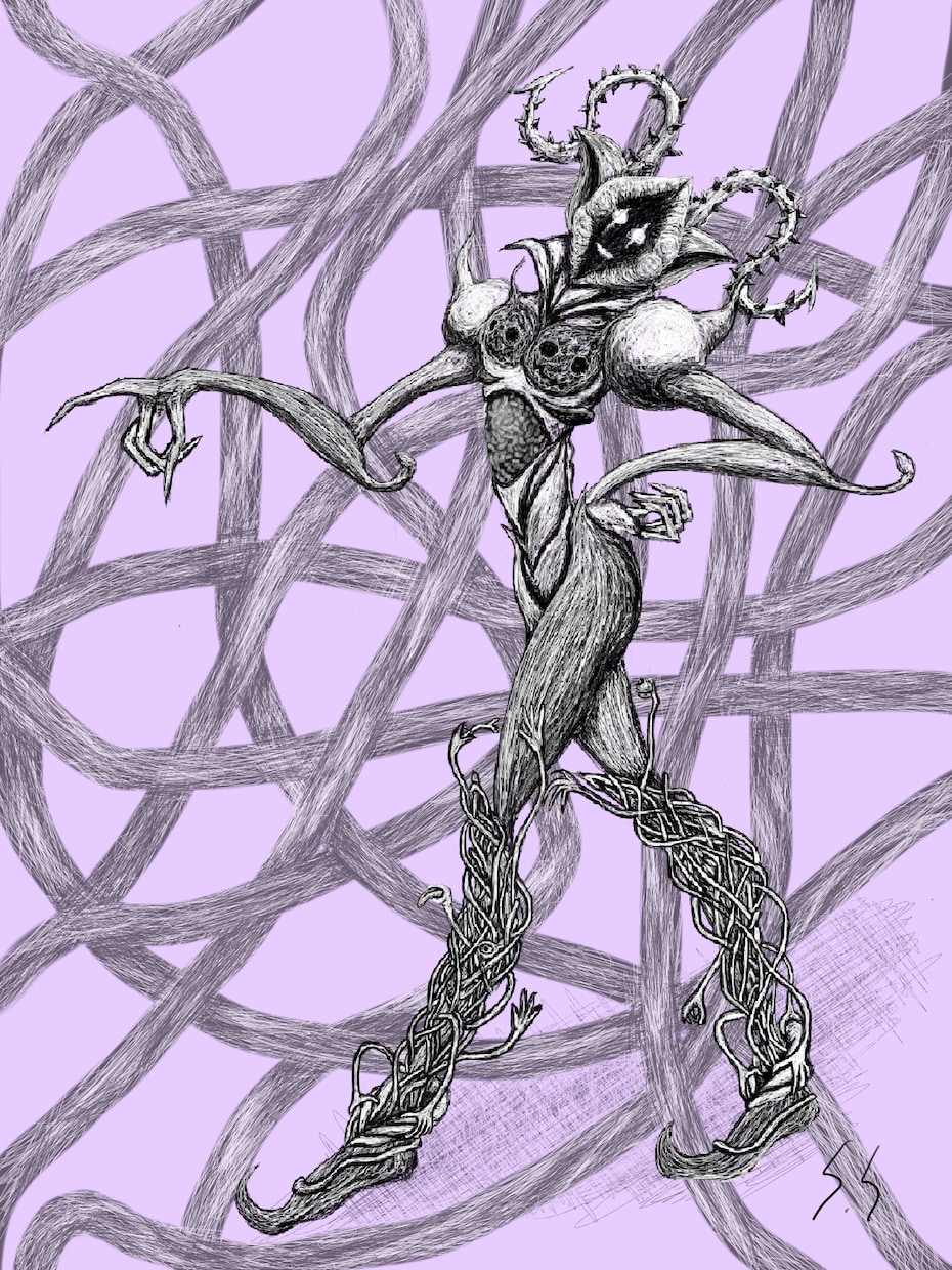 モンスターのイラストを描きます 色々なタッチで、リアル系、コミカル系、おぞまし系、触手系！ イメージ7