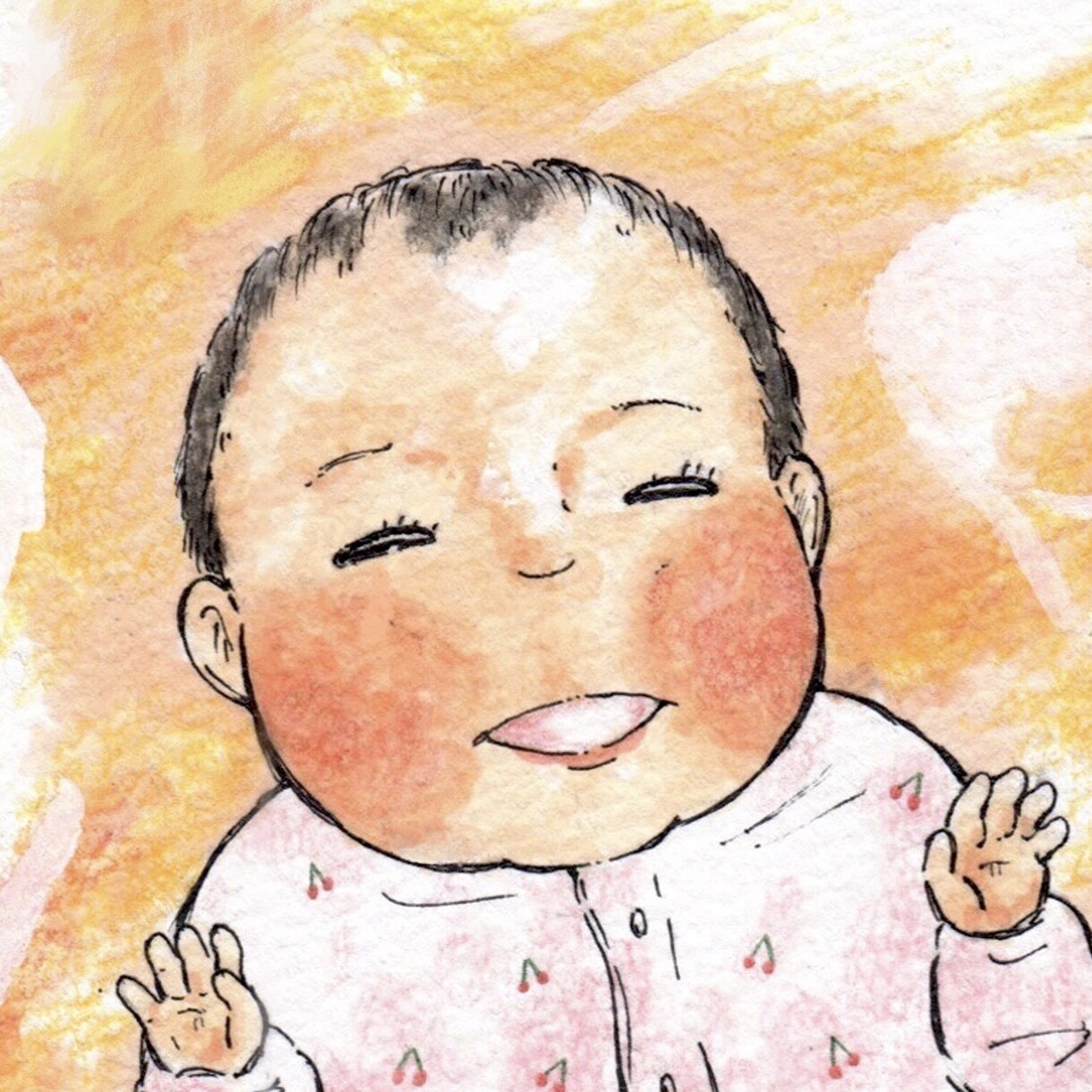 温かみのある手描きイラストを制作します 日常の一場面を、懐かしく、やさしいアナログタッチで描きます イメージ3