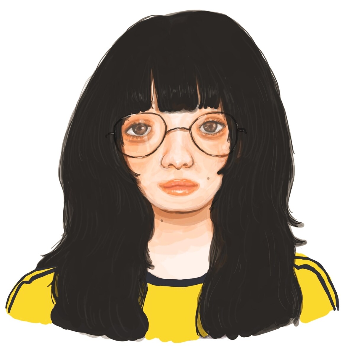 厚塗りでお洒落な雰囲気の似顔絵描きます おしゃれで可愛い似顔絵、イラスト。アイコンやサムネにどうぞ。 イメージ2