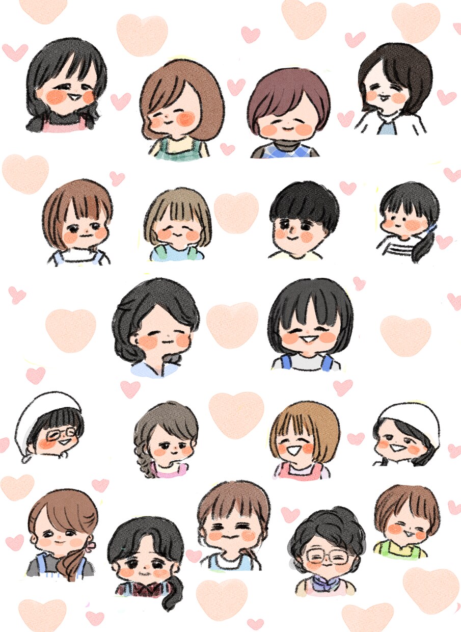 ゆるくてかわいい似顔絵を描きます ほっこりあったかにがおえやさん！ イメージ5