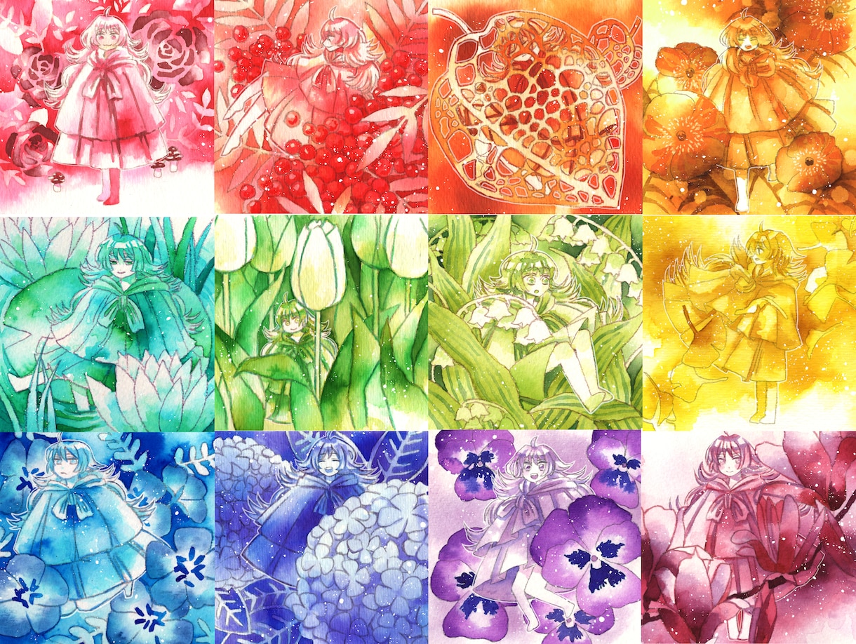 可愛くて素敵な温かみのあるイラスト描きます 民族衣装や植物や雑貨のイラストが得意です！ イメージ3