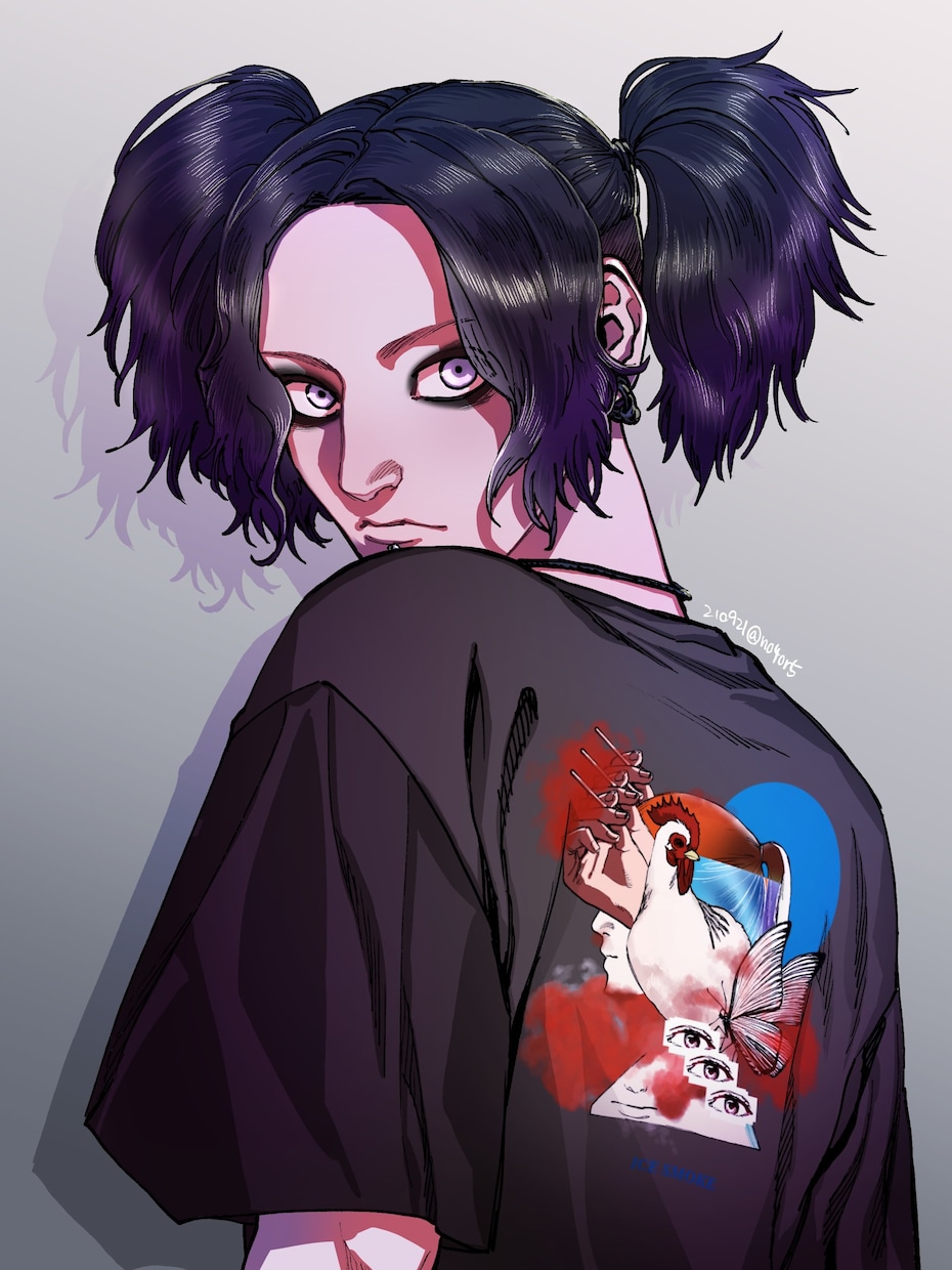 人物イラストを線画、カラーで描きます リアルタッチからデフォルメまで、細かい小物も描けます。 イメージ10
