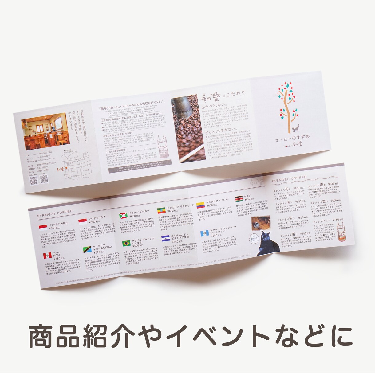 印刷100部納品付！正方形のパンフレット制作します 印刷物付で楽々！デザイン事務所制作だから安心・高品質を保証 イメージ5