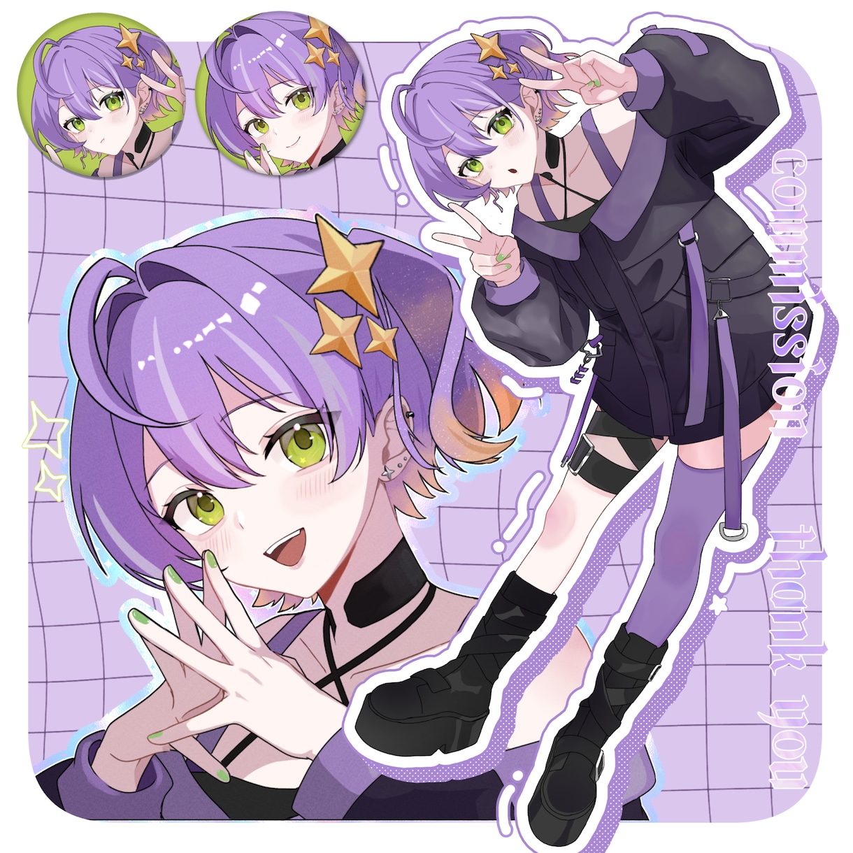 商用利用込！かわいい女の子描きます GW前特別価格で受付中★グッズや二次利用にも追加料金不要！ イメージ1