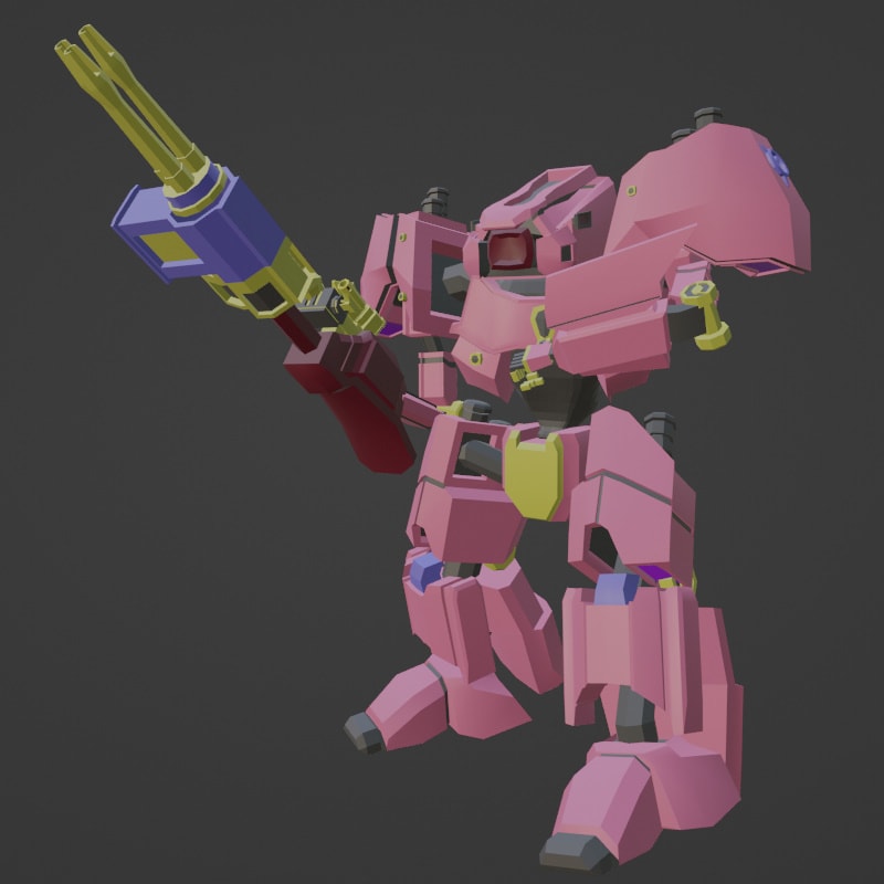 3DCGでオリジナルメカを作ります ゲームデザイナーが、動く3DCGを製作します イメージ9