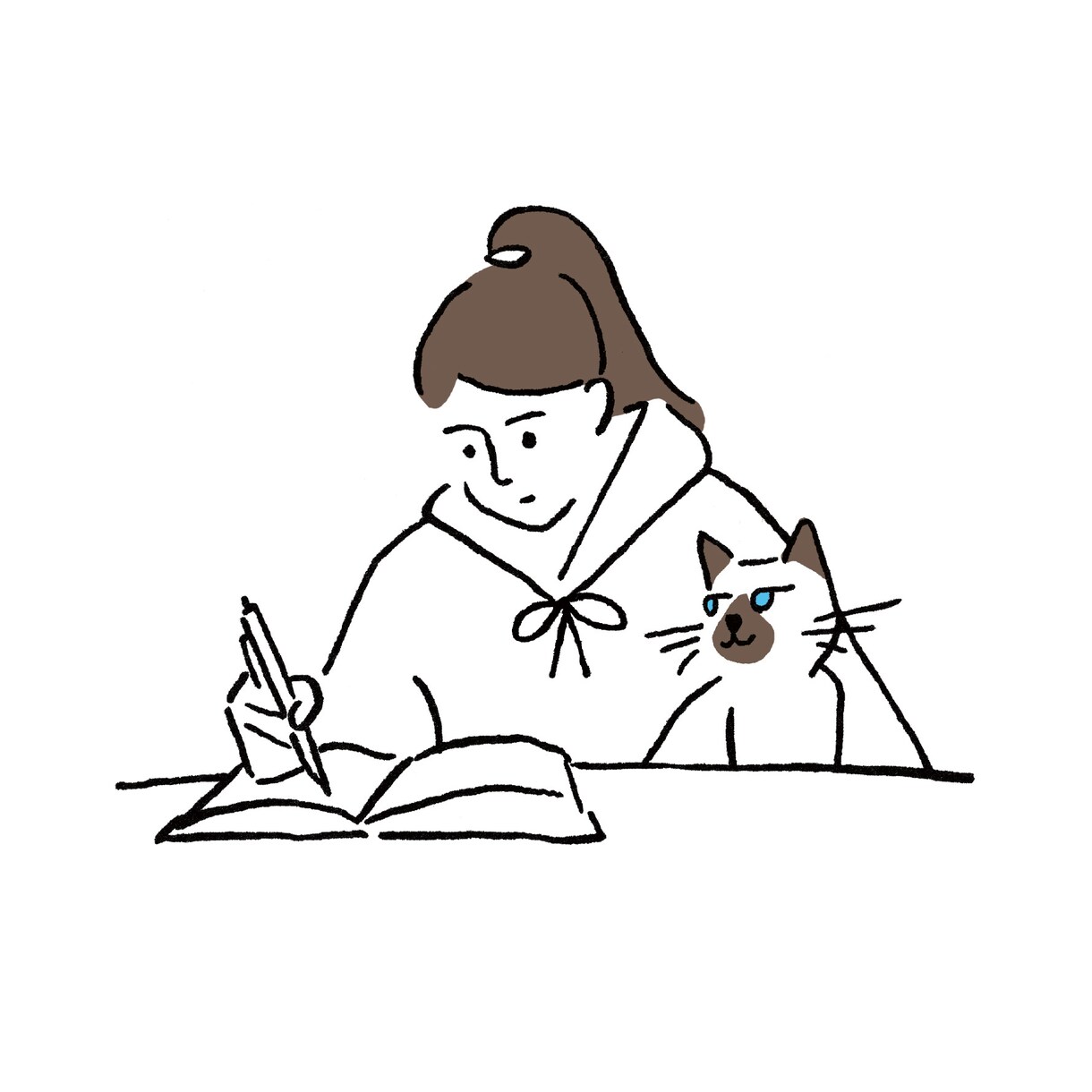 アイコンや挿絵に♪シンプルな手描イラストつくります 初回につきオプション追加１つ無料！商用OKオリジナルイラスト イメージ10