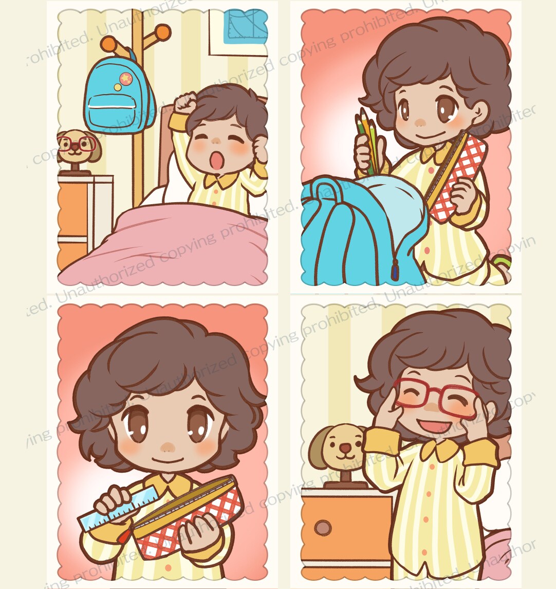 絵本タッチのふんわりイラスト描きます オリジナル絵本や挿絵、カットなどに イメージ7