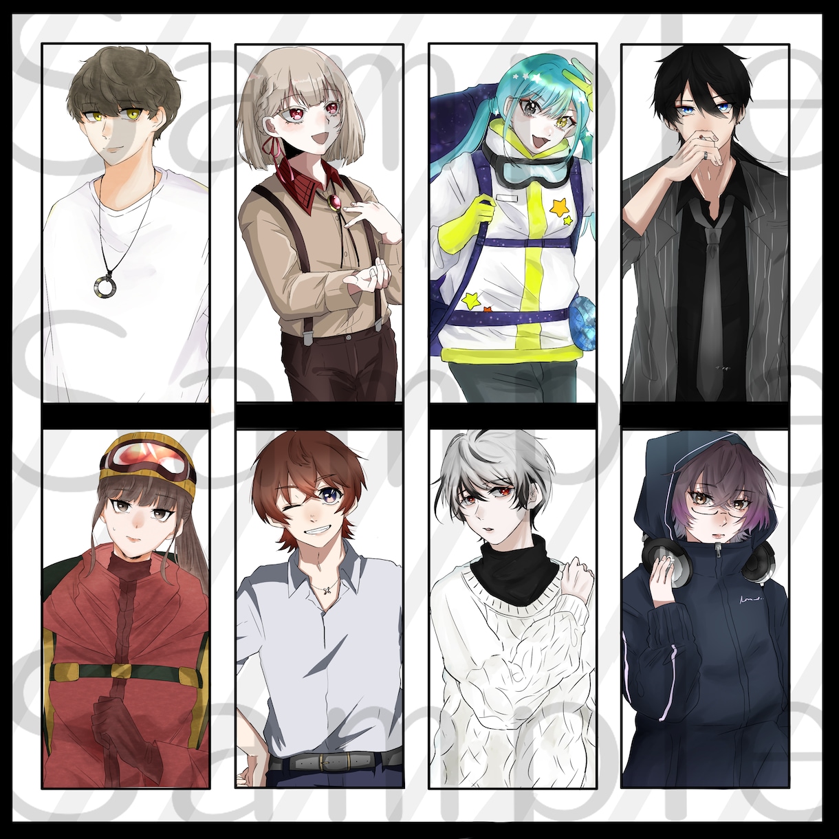 TRPG、ゲーム等の立ち絵製作いたします ご希望のキャラクターを一緒に製作いたします♪ イメージ4