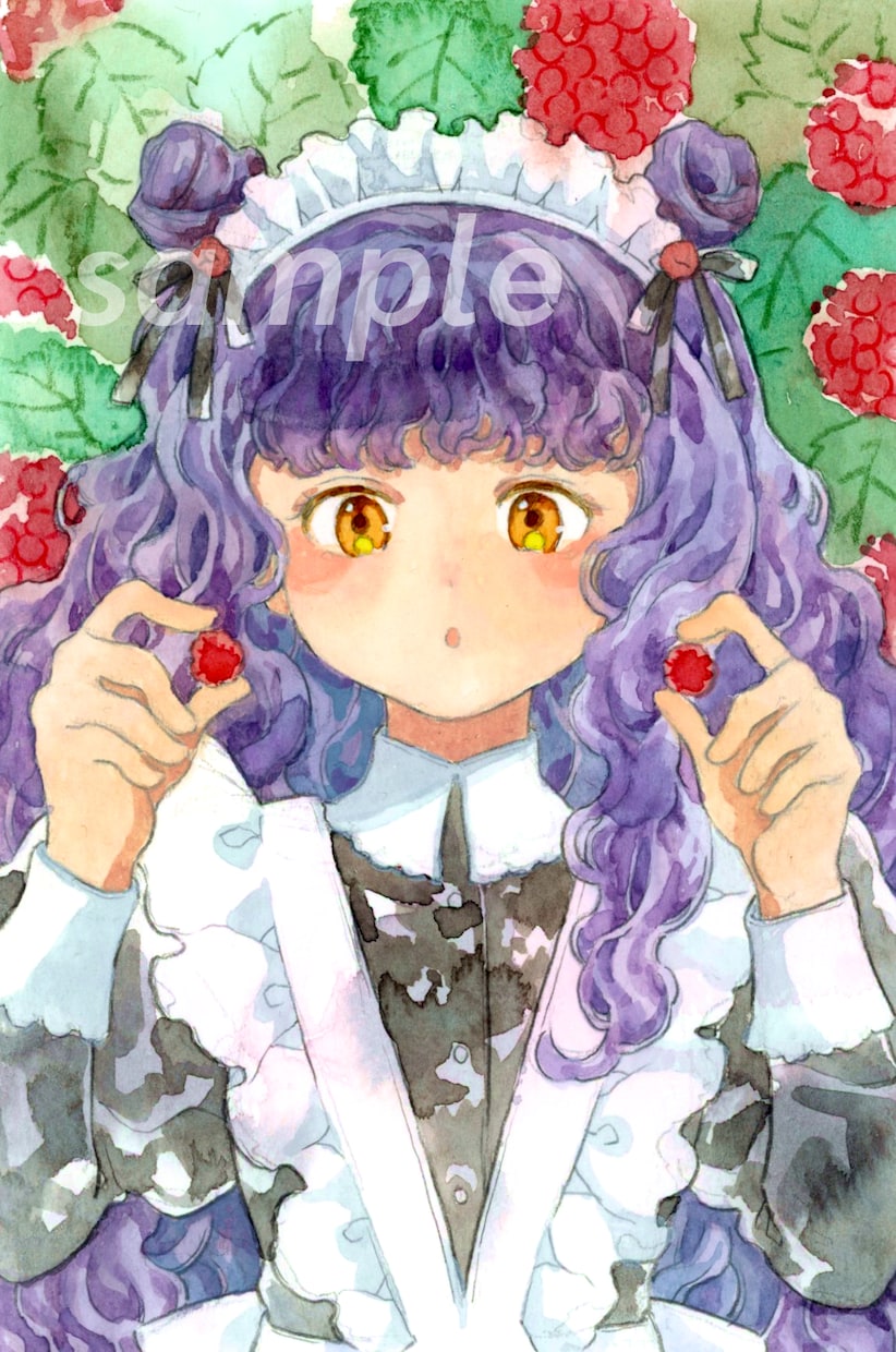 アナログ水彩で温かみのあるイラスト描きます SNSのアイコン・一枚絵などに◎ イメージ1