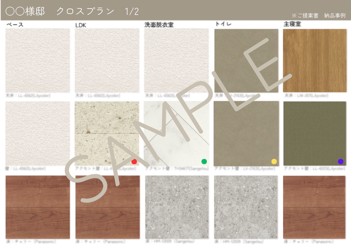 1棟まるごとクロス選定します 【限定5名★モニター価格】プロが一棟全て壁紙を選定します！ イメージ5