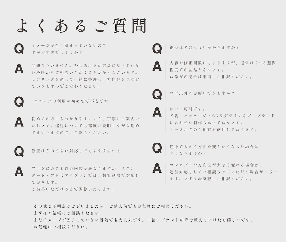初めてでも安心！企業の魅力が伝わるデザインをします マーケティング視点を取り入れたロゴ制作でだけ終わらない提案 イメージ9