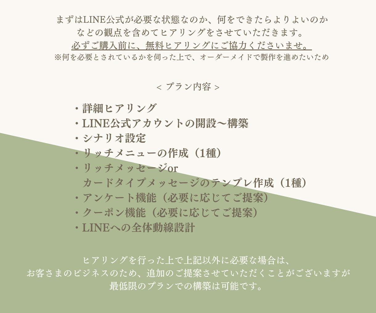 公式LINEアカウントを丸ごと設定・構築します 現役秘書が丁寧にサポート！初心者の方も安心してご依頼頂けます イメージ2