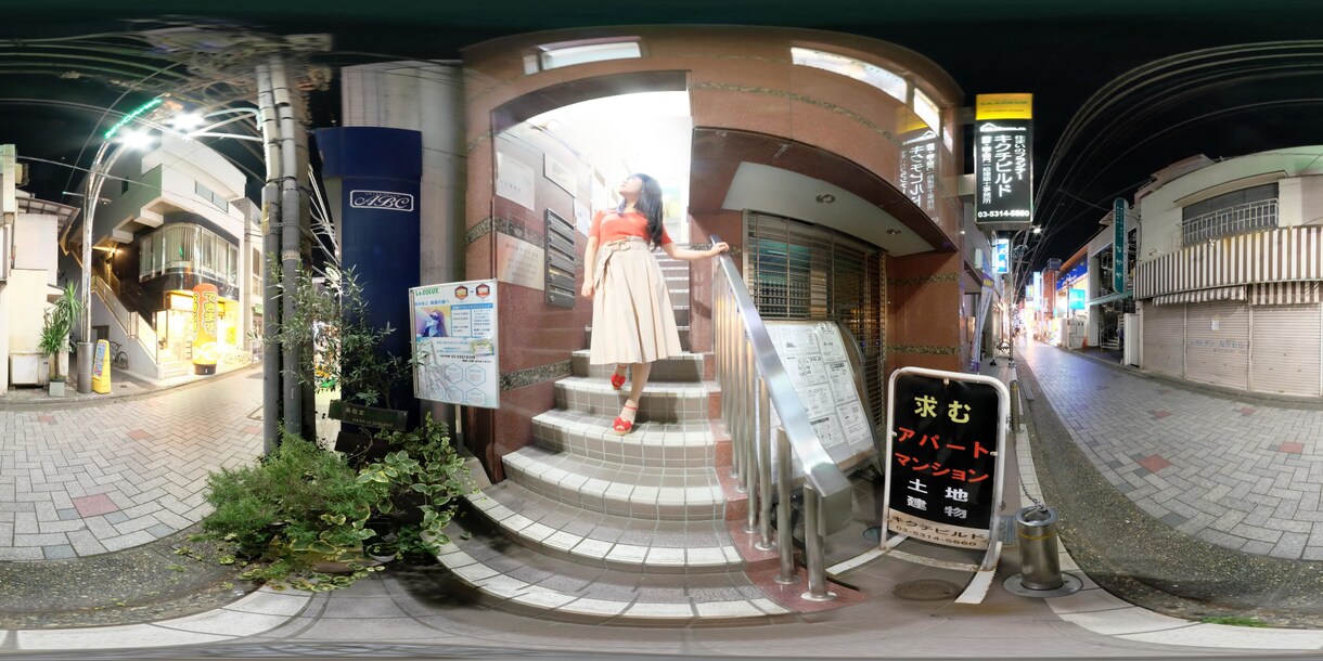 Google mapの全天球360°画像を作ります ホームページやSNSなどの媒体に使える画像です。 イメージ7