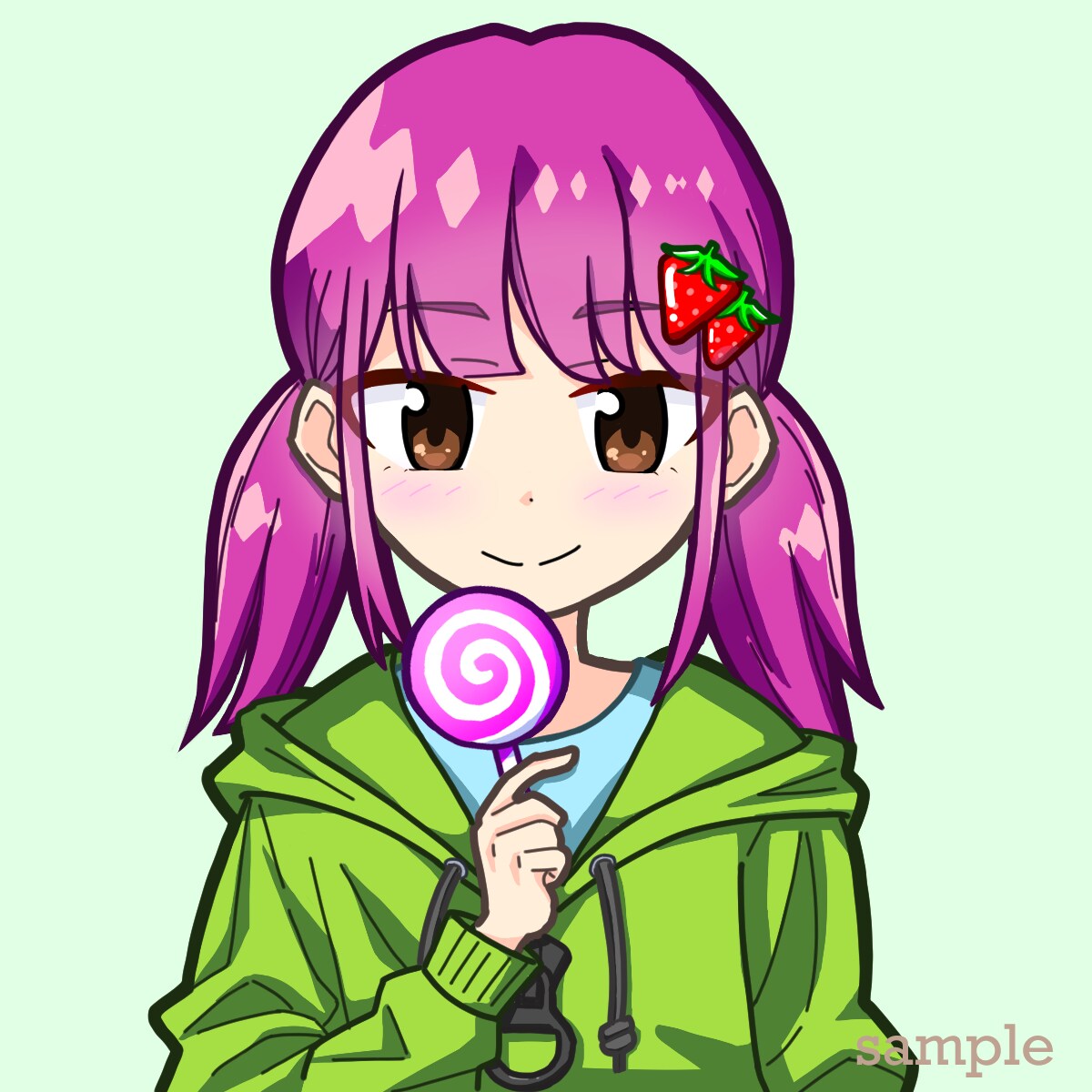 可愛いSNSアイコン作成します バリエーション豊富！！個性的で可愛いキャラクター描きます！！ イメージ4