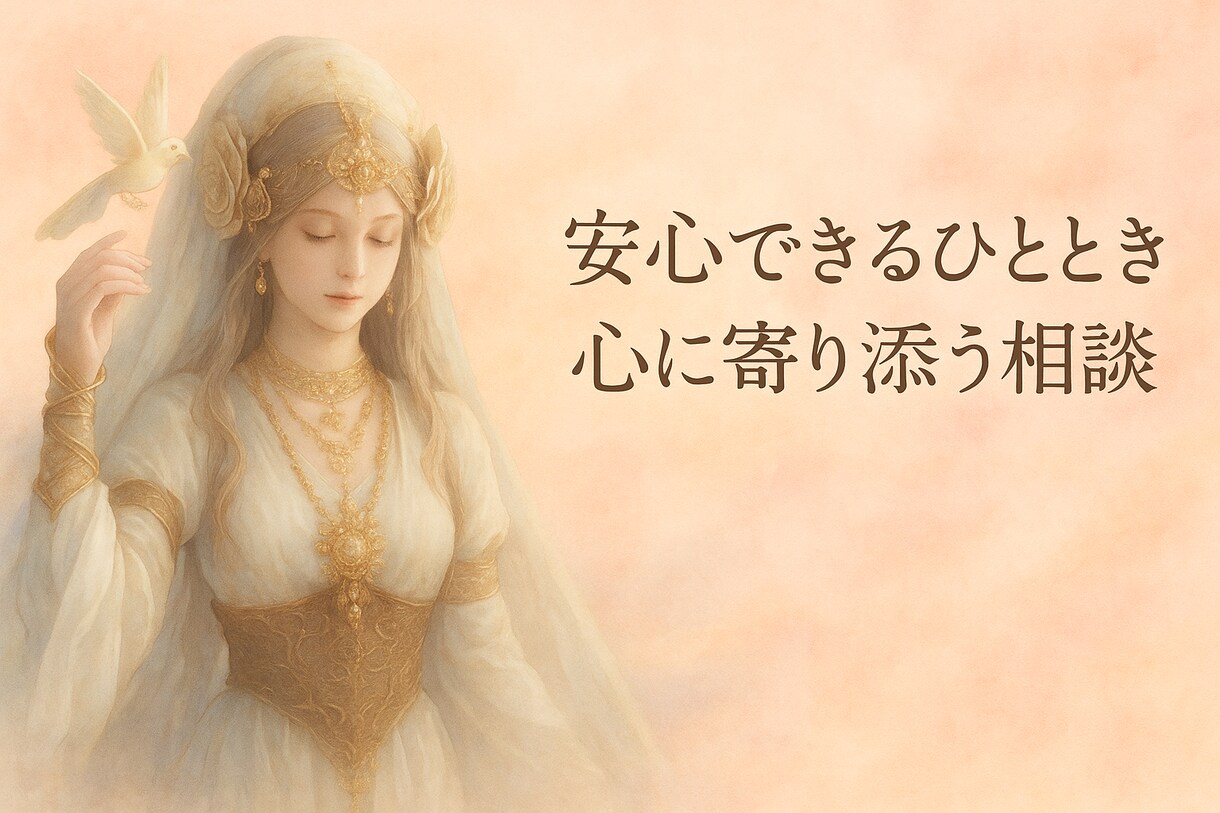 心のお悩みお聞きします 相談者様の幸せを願ってサポートします イメージ1