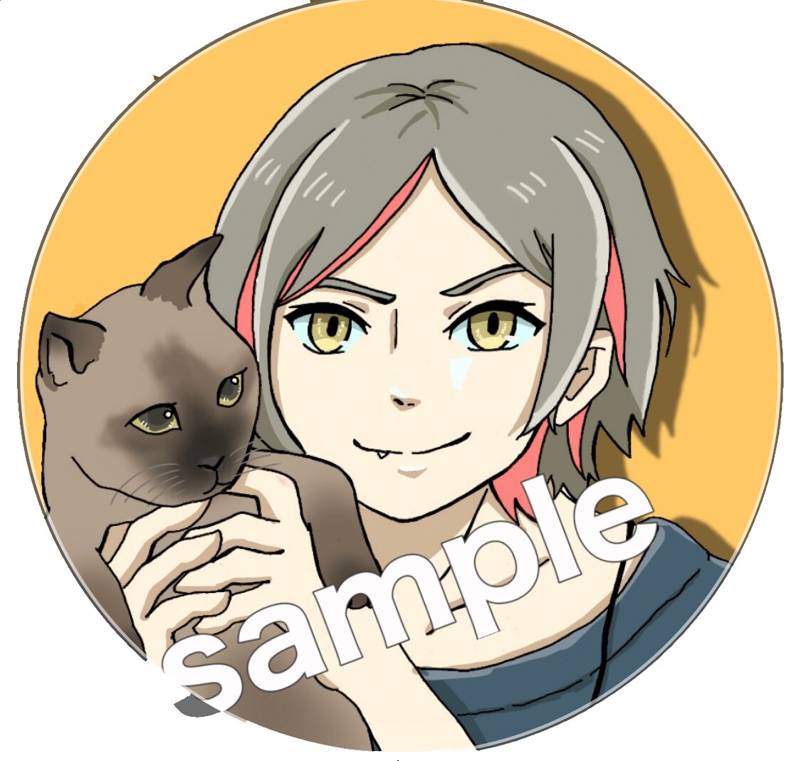 バストアップのアニメ風見やすいアイコン作成します 自分のオリジナルキャラのアイコンが欲しいという方にオススメ イメージ2