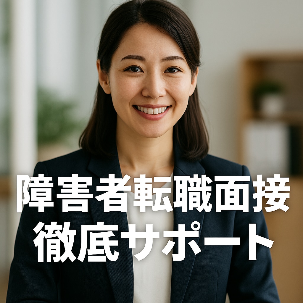 障害者転職サポート面接対策徹底現役支援員が導きます 強み可視化シート＋模擬面接であなたを内定へ導きます イメージ6