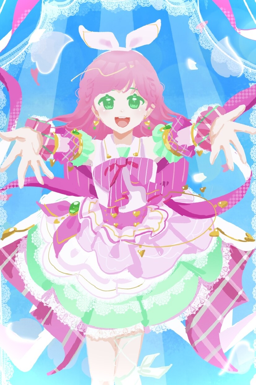 線画なし！女の子等身イラスト描きます ロリータ、ゴシック等可愛い服をきた女の子の衣装デザインも！ イメージ2