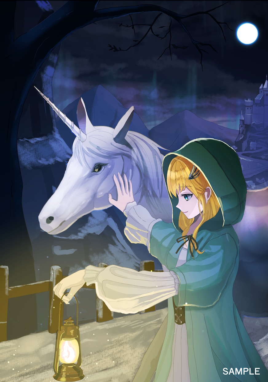 商用可　一枚絵　高品質な背景込イラストを描きます ■小説表紙　■ビジュアルイラスト　■広告イラストで使えます イメージ1