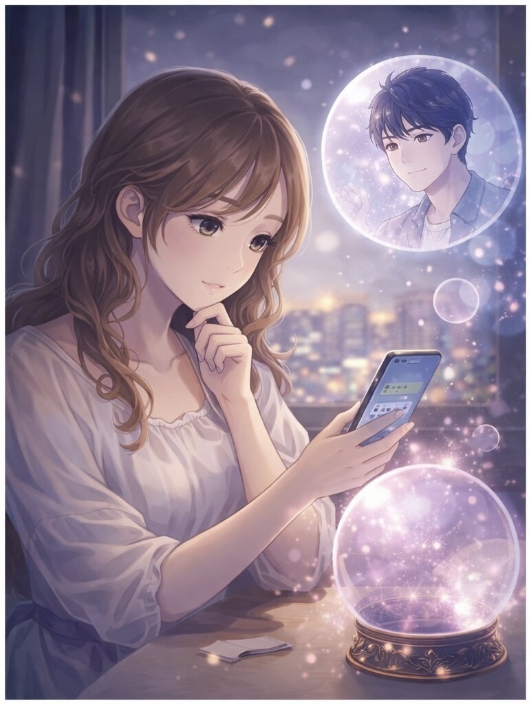気になっているあの人の本音を霊視します 連絡の裏にある“本当の気持ち”を視ます イメージ1