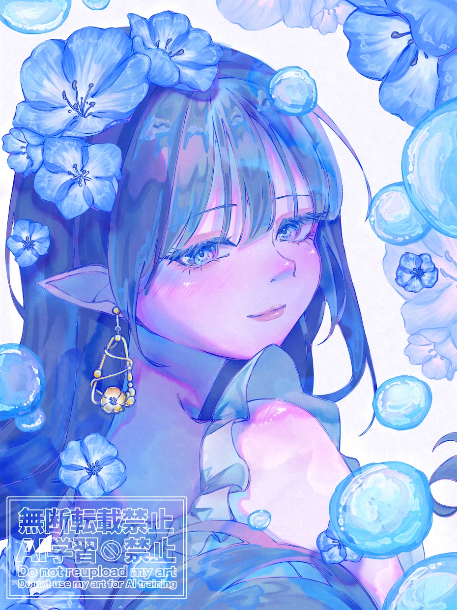 活動者様向け✳︎目を惹くイラスト作成いたします 依頼主様の魅力を引き出した透明感のある絵を制作いたします。 イメージ1