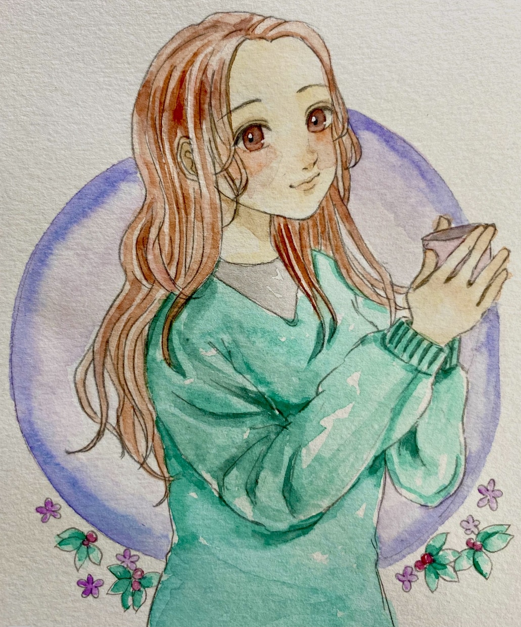 オリジナルの水彩手描きイラスト描きます アナログ・水彩好きな方はぜひ。 イメージ2