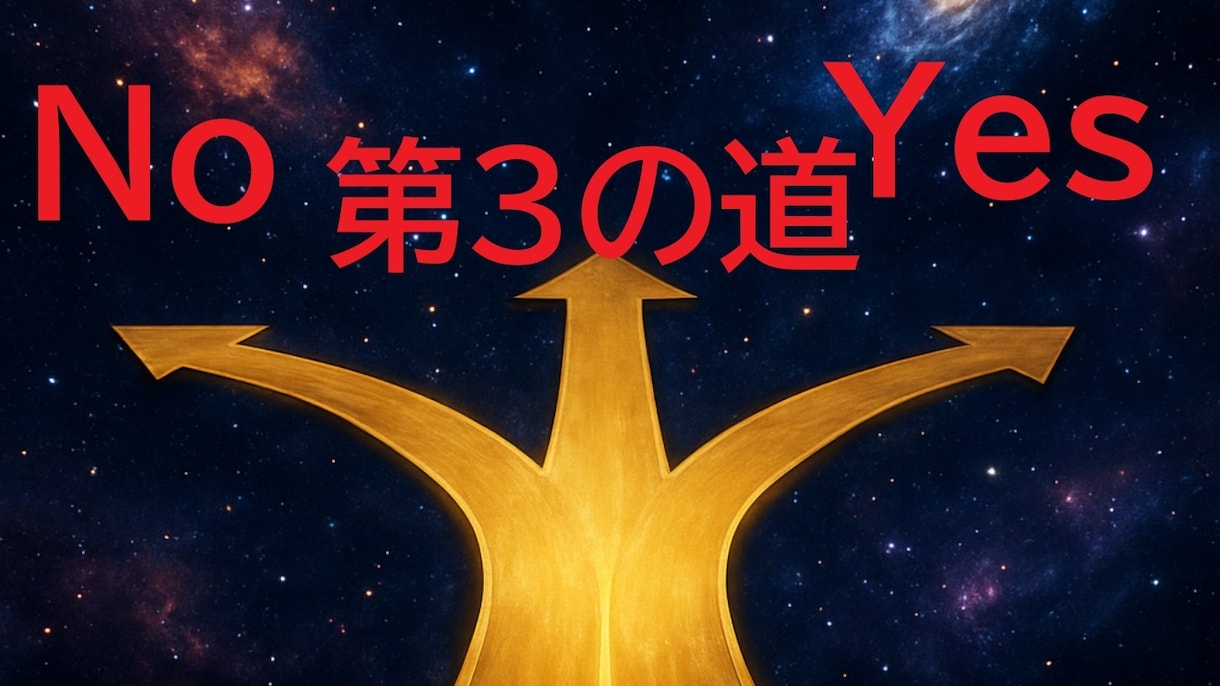 YESかNOか？実は第三の道があるのか占断します 出生データ不要。問いから読み解きます イメージ1