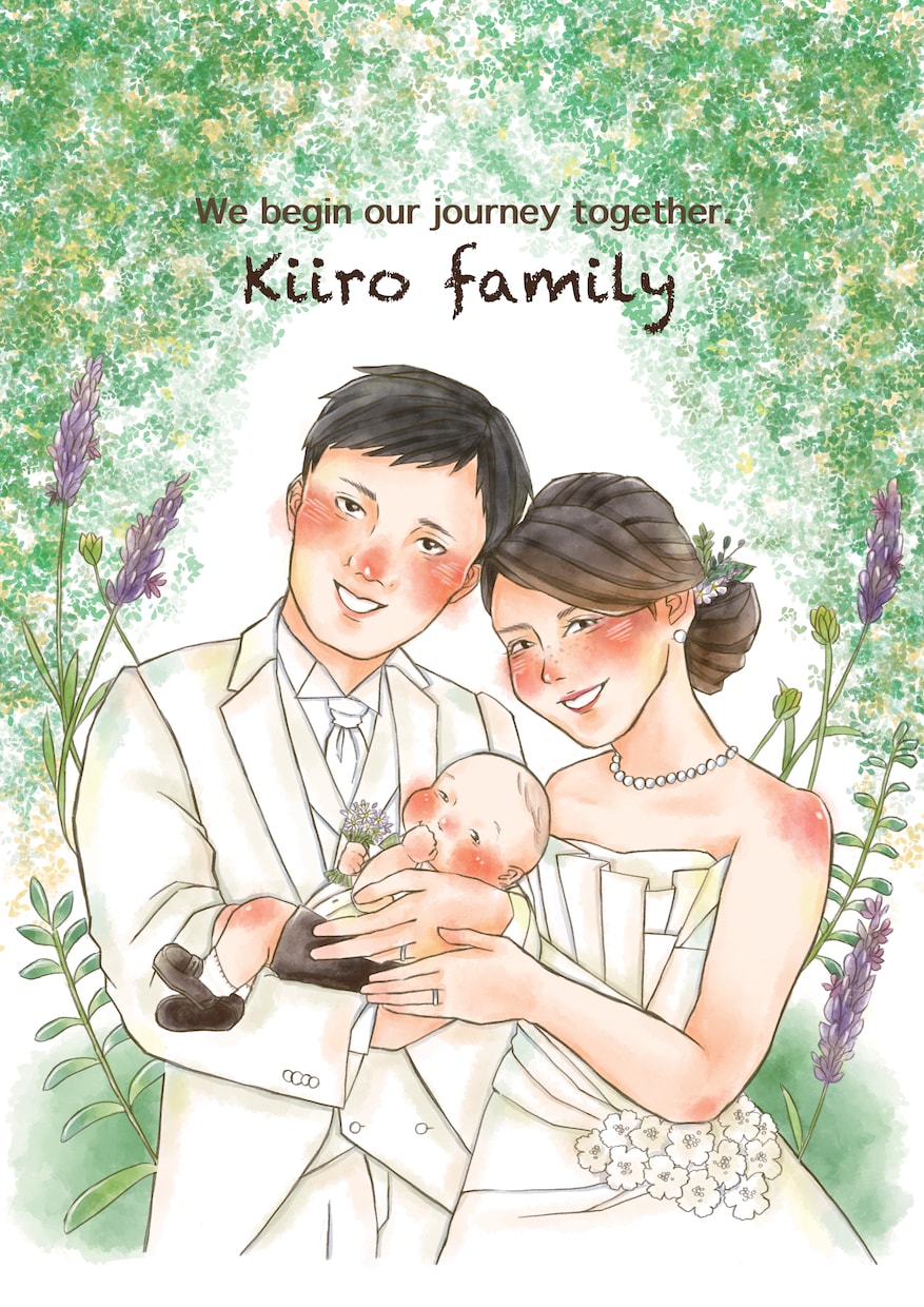 ふんわり可愛いウェルカムボード心を込めて描きます ♡♡結婚式やプレゼントにおすすめです♡♡ イメージ3