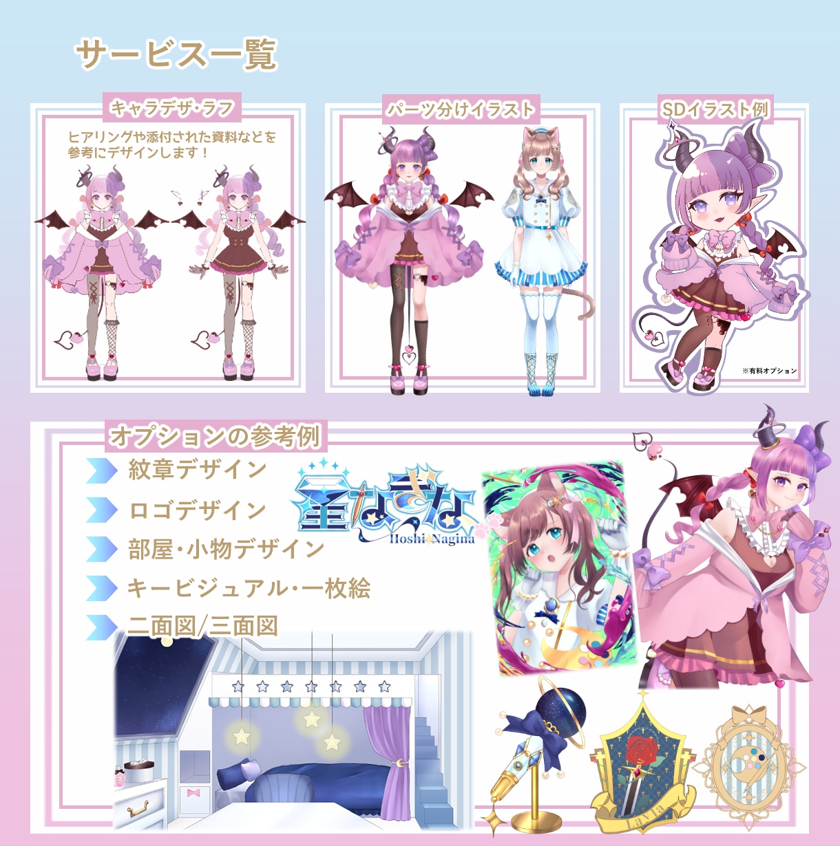 高品質で魅力的なVtuberモデル制作致します イラスト～モデリングまで全工程制作、ライトプラン イメージ8