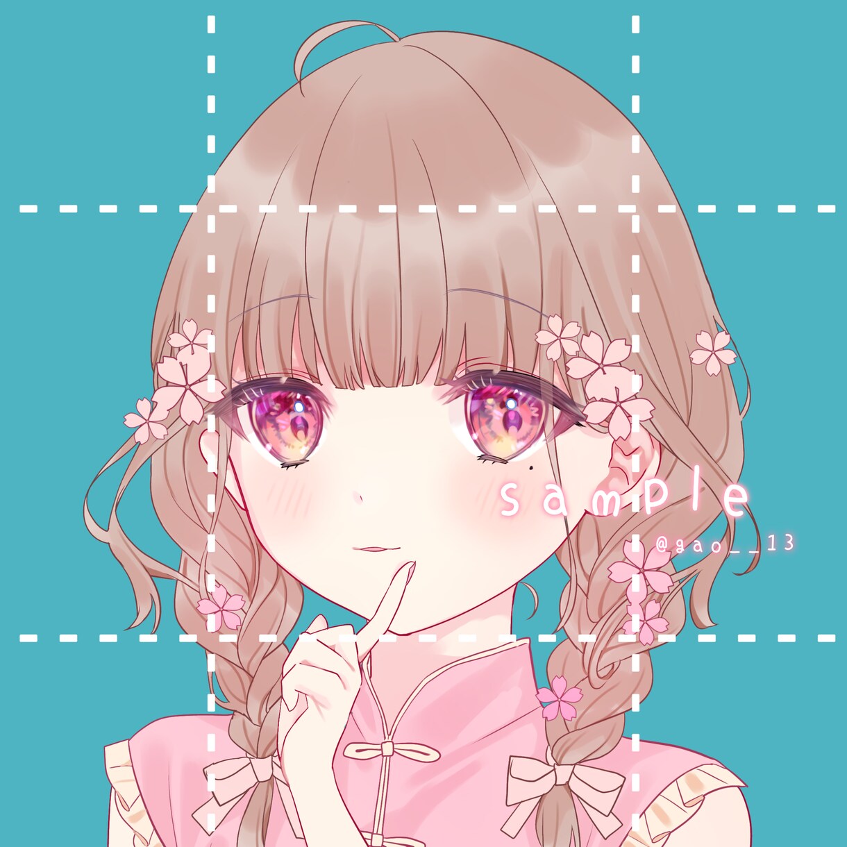 目がキラキラした女の子のイラストを描きます サムネイルやアイコンにお使いください イメージ5