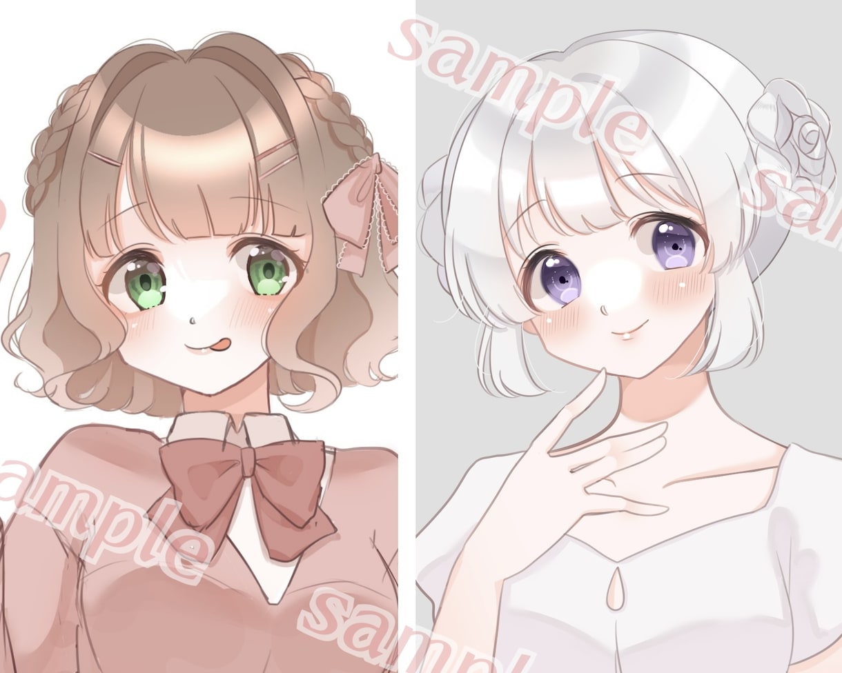 ゆるっとかわいいアイコンをご提供します やさしくやわらかな絵柄でご要望にかわいくお答えします！ イメージ2