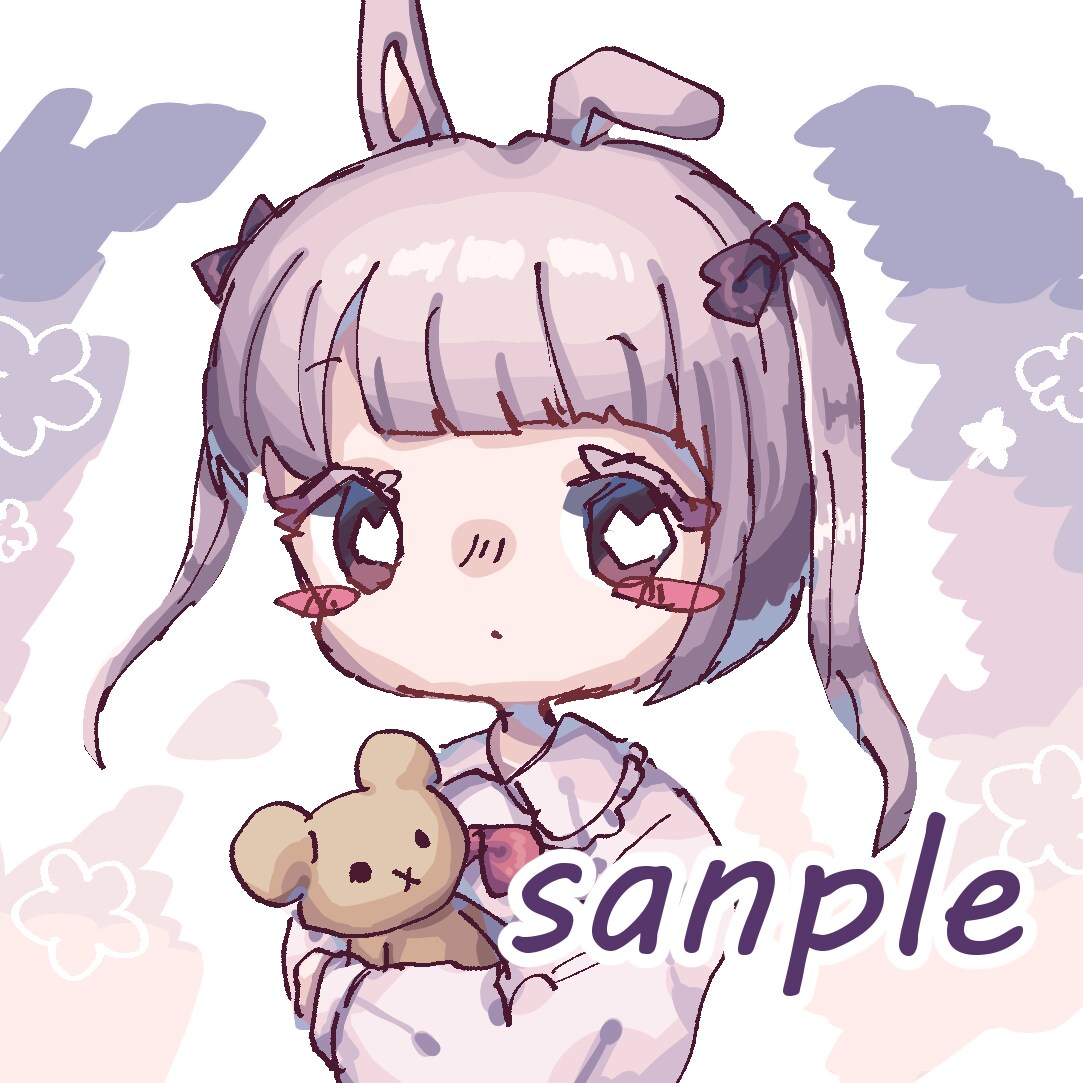 可愛くてふわふわした女の子のアイコンをお届けします 個性的な絵柄のかわいい女の子のアイコンを素早く描きます～！ イメージ8