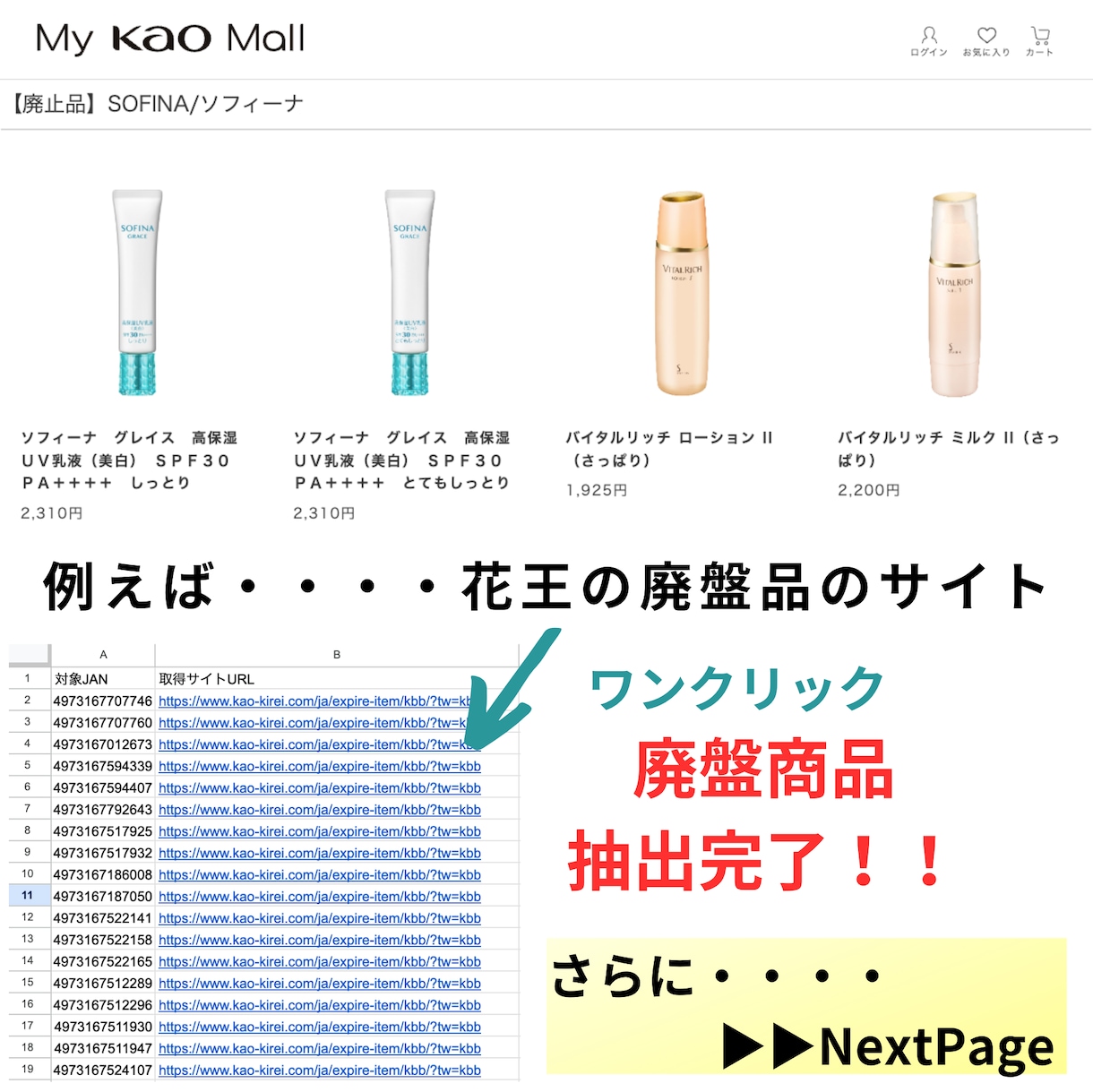 廃盤情報自動抽出でせどりのリサーチ効率化します 廃盤をツールで自動抽出！リサーチ効率化でビジネス拡大！ イメージ2