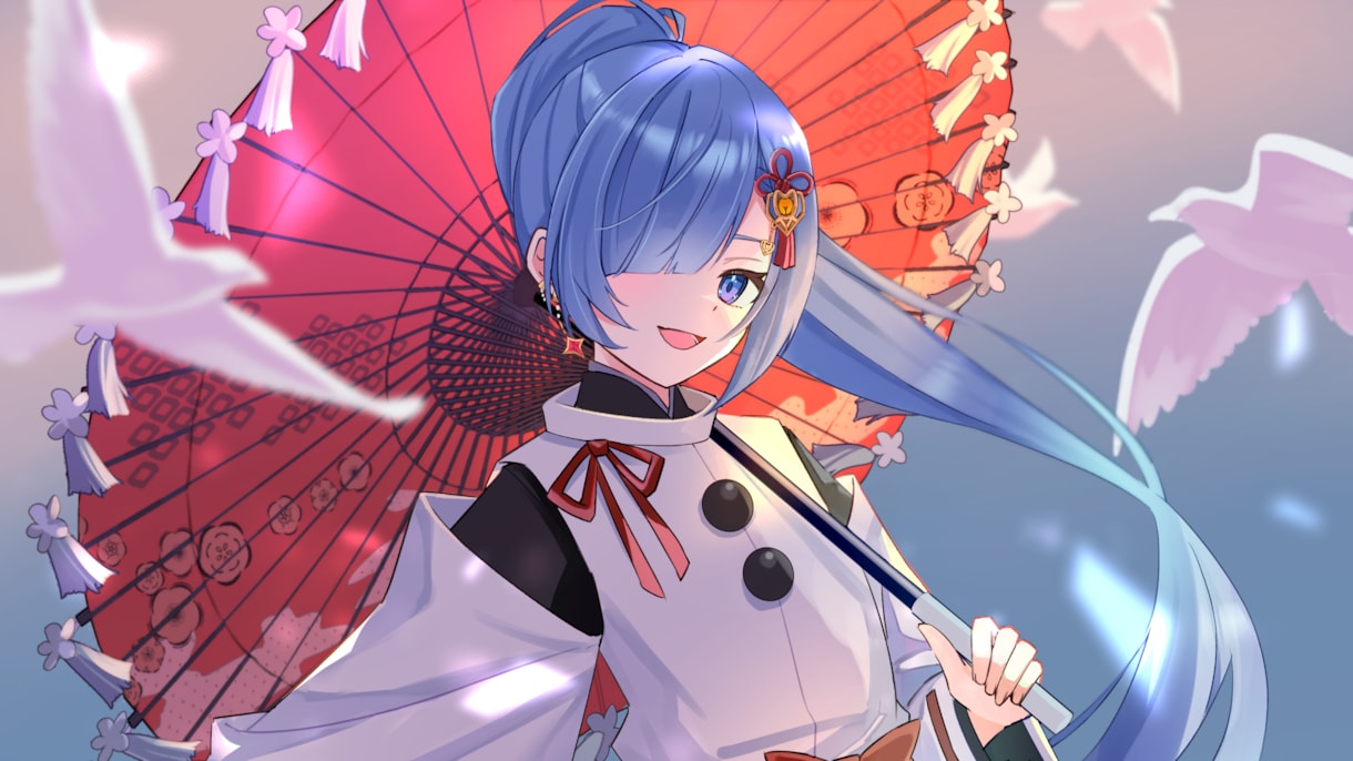 クオリティ重視！透明感×綺麗可愛いイラスト描きます 一枚絵・Live2Dパーツ分け立ち絵・歌みた・キャラデザも イメージ4