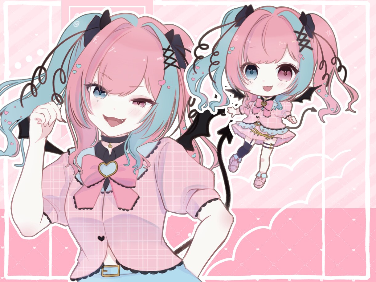等身イラストのバストアップ描きます ふわっと可愛い雰囲気のイラストです！ イメージ7
