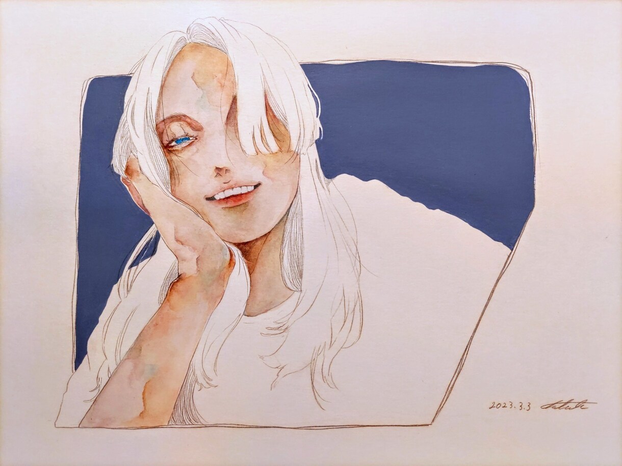 水彩とペン画でイラスト描きます 細かいな絵、色を重視したい方は是非 イメージ4
