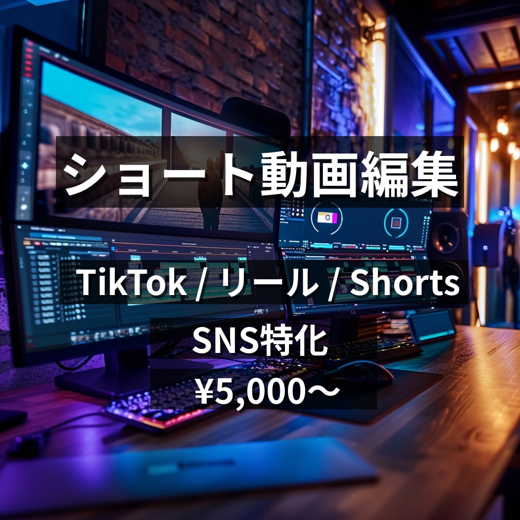 SNS特化ショート動画編集します TikTok・リール・YouTube Shorts対応 イメージ1