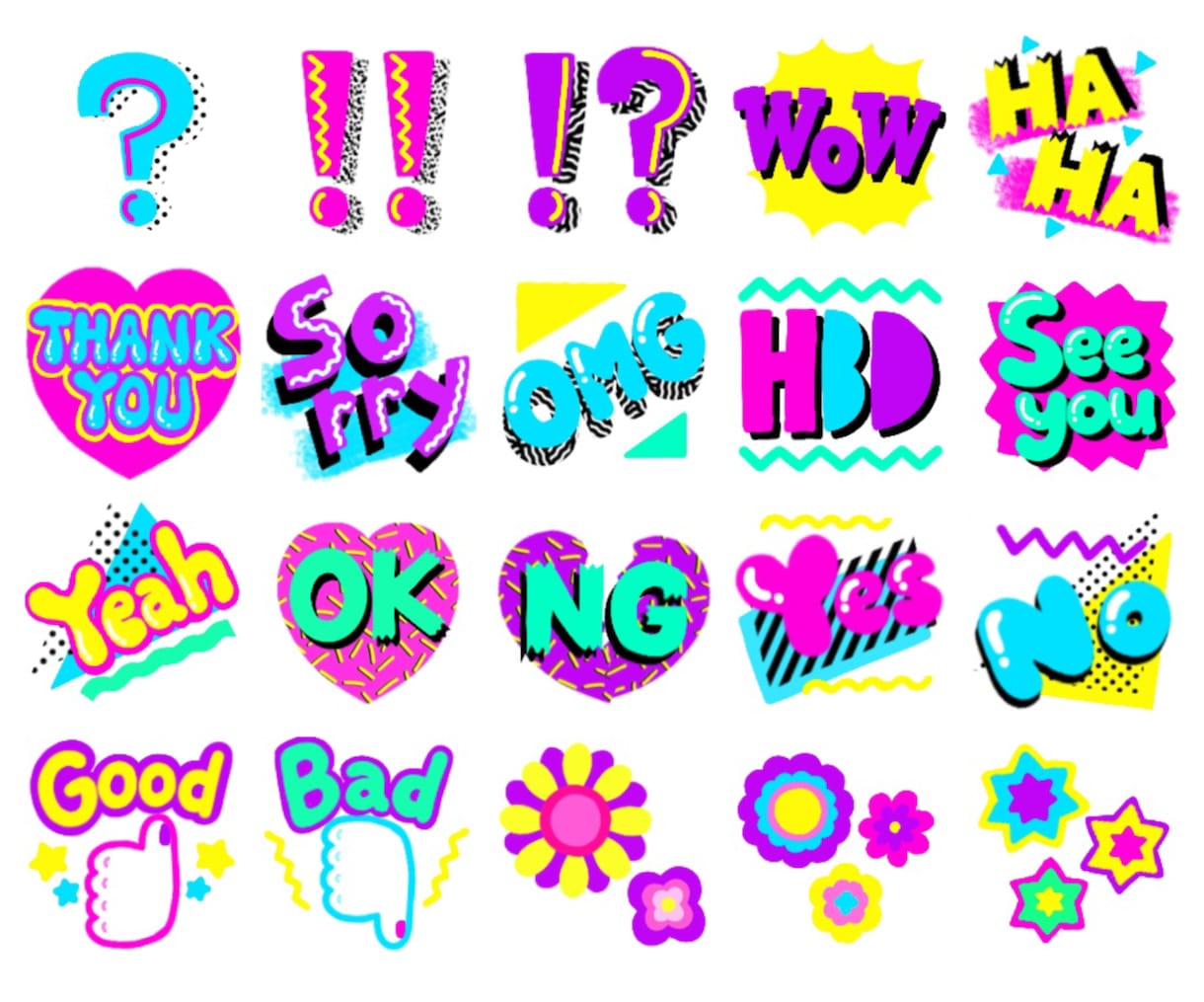 あなただけのおしゃれでかわいい絵文字を作成します ハイクオリティでおしゃれでかわいい絵文字を作成します♪ イメージ9