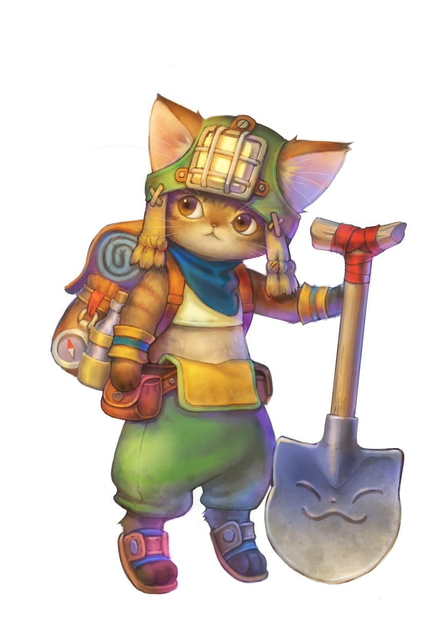動物キャラクターのデザインします ファンタジー世界感の動物の厚塗りキャラクターイラスト イメージ3
