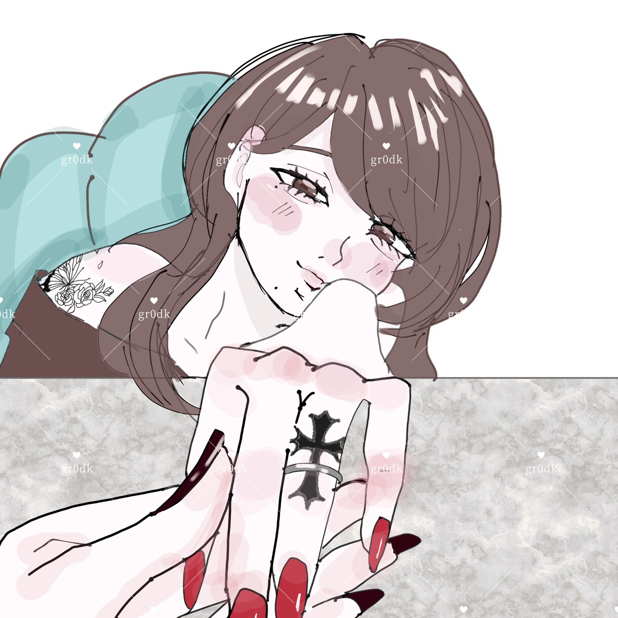 簡易のご依頼募集いたします ホビ垢のような淡いかわいい女の子を描くのが得意です。 イメージ2