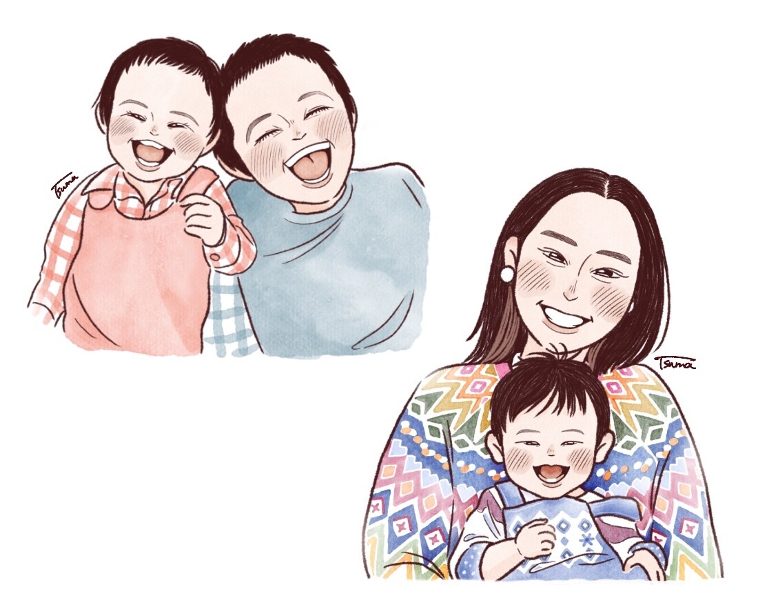 ほどよくリアルで優しく似せる似顔絵お描きします 大人数・ペットOK！笑顔が得意です♡記念日や贈り物にも◎ イメージ10