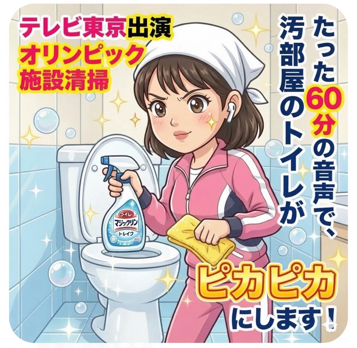 清掃歴16年の現役のプロがトイレ掃除音声を届けます なぜプロの掃除は早いのか？音声を聞いてその魔法が再現できます イメージ10