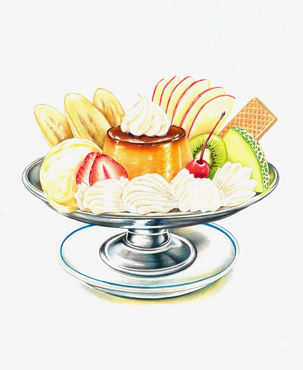 おもわず食べたくなる食べ物イラスト描きます メニューや販促物、インテリアにも！おいしそうに描きます♪ イメージ1