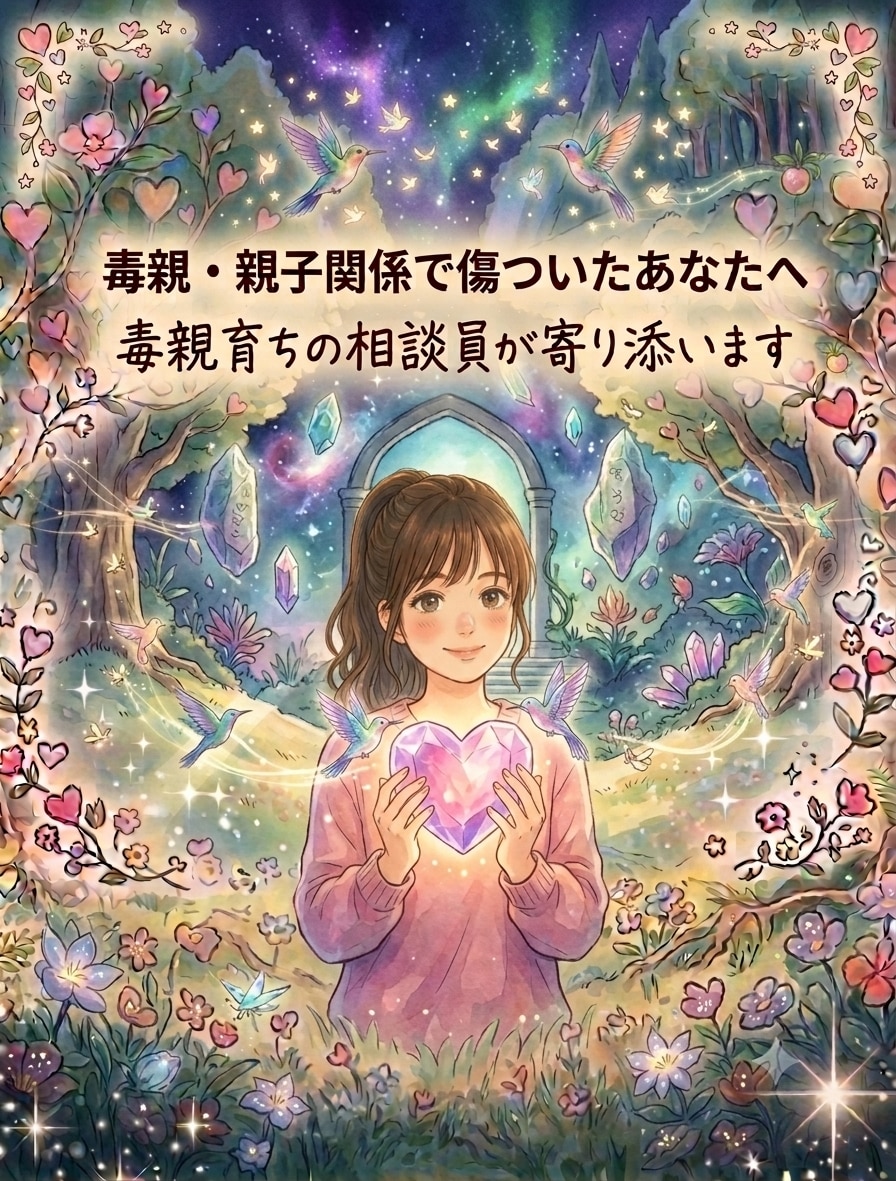 毒親・親子関係の話お聞きします ✩★​毒親育ちの私だから分かる！親子関係の悩み聞きます★✩ イメージ1