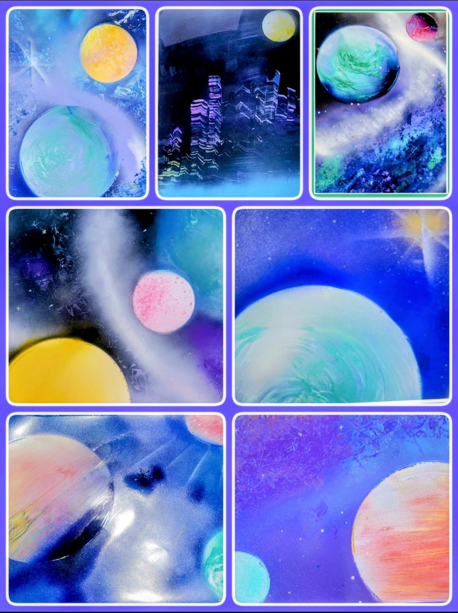 癒しの宇宙アートを販売しております スピリチュアルカウンセラーが描く癒しのアート イメージ4