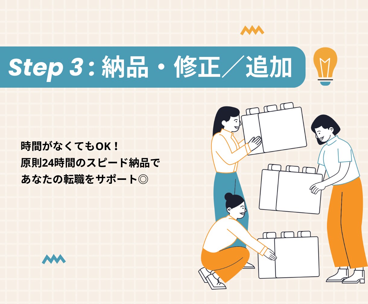 勝てる！採用コンサルタントが書類を添削します すでに作成済みのあなたの履歴書・職務経歴書を添削します イメージ4