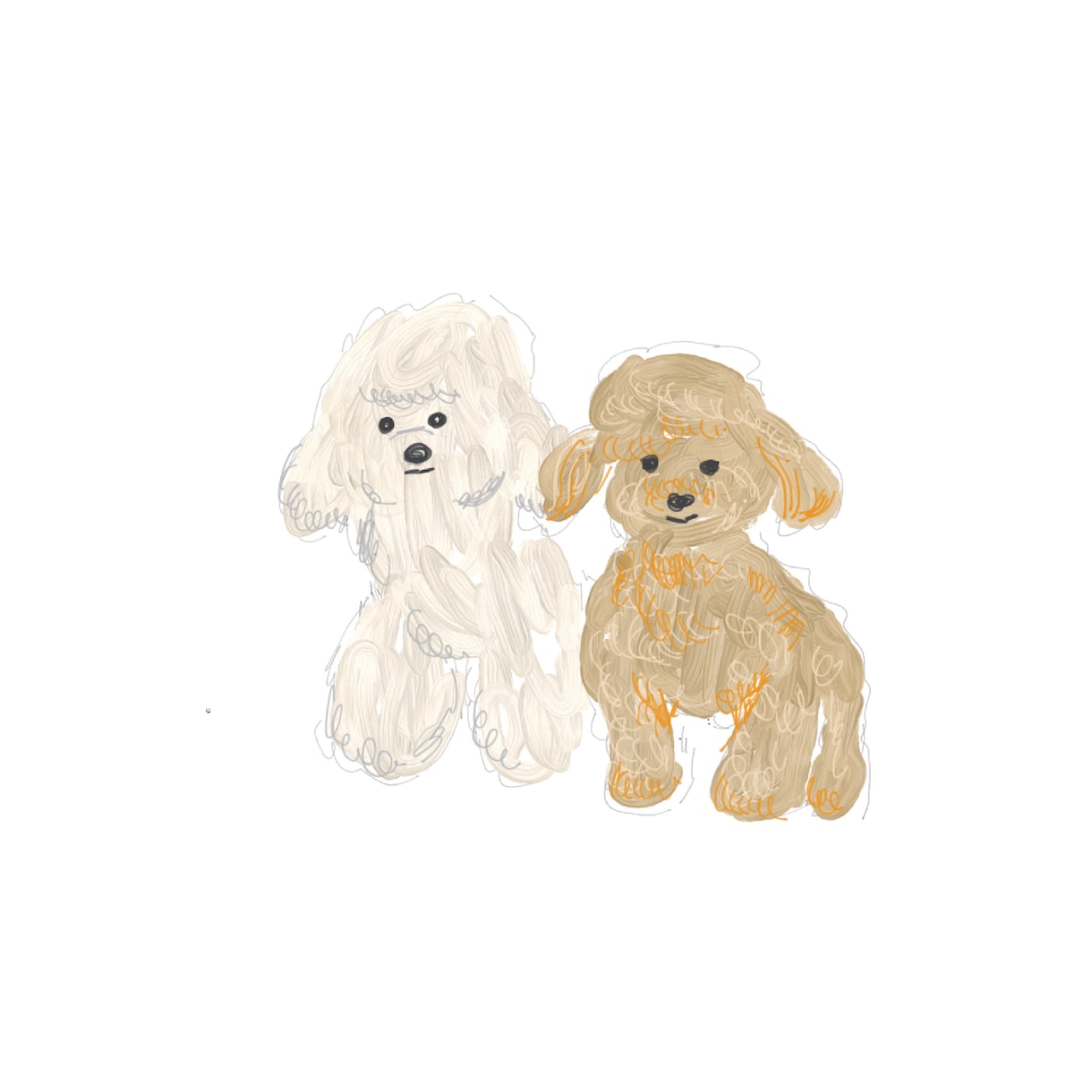 ペット・動物のイラストを描きます 大好きなペットさんのゆるかわイラストを作成します☆ イメージ2